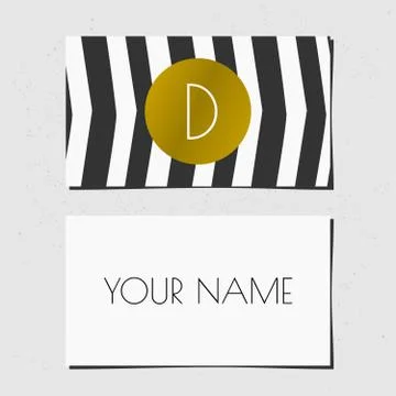 Business Card Template 스톡 일러스트