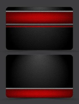 Business card template Stock Illustration