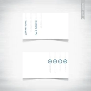 Business card template set, vector eps10 스톡 일러스트