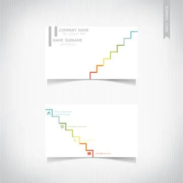 Business card template set, vector eps10 イラスト素材