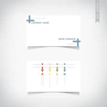 Business card template set, vector eps10 Stock Illustration