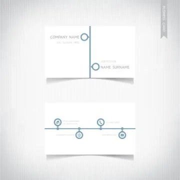 Business card template set, vector eps10 스톡 일러스트