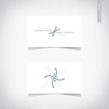 Business card template set, vector eps10 Stock Illustration