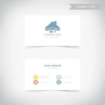 Business card template set1, vector eps10 Stock Illustration