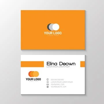 Business card vector background design concept Stock Illustration