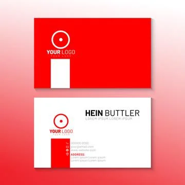 Business card vector background idea Stock Illustration