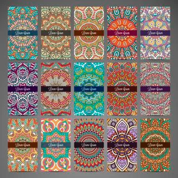 Business card vector background Stock Illustration
