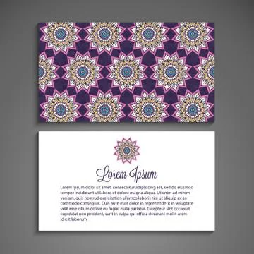 Business card vector background Stock Illustration