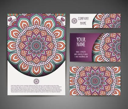 Business card vector background Stock Illustration