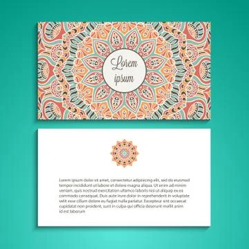 Business card vector background Stock Illustration