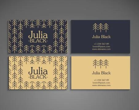 Business card vector background Stock Illustration