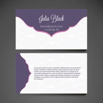 Business card vector background Stock Illustration