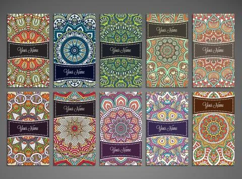 Business card vector background Stock Illustration