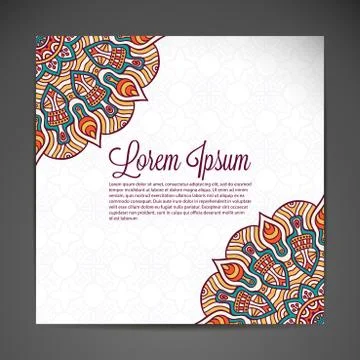 Business card vector background Stock Illustration