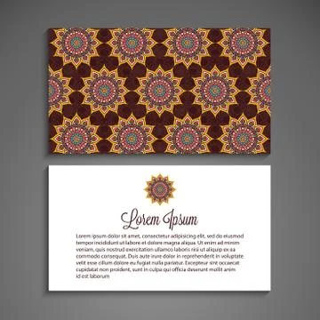 Business card vector background Stock Illustration