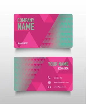 Business card vector background Illustrazione stock