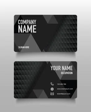 Business card vector background Illustrazione stock