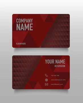 Business card vector background Stock Illustration
