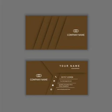 Business card Vector Design eps Stock Illustration