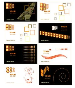 Business card vector Stock Illustration
