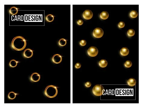 Business card vertical vector template set Stock Illustration