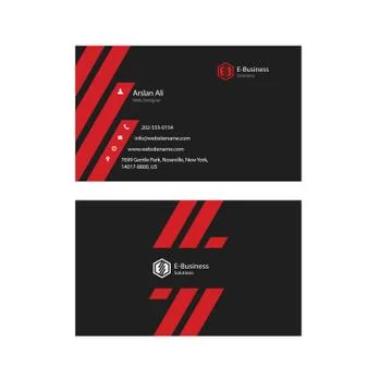 Business CardA Illustrazione stock