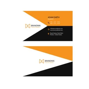 Business CardE Illustrazione stock