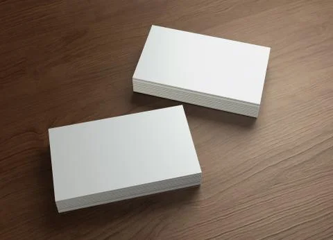 Business cards design stack presentation 1 Stock Illustration