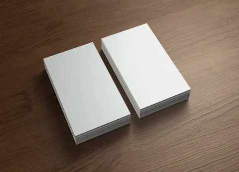 Business cards design stack presentation 5 Stock Illustration