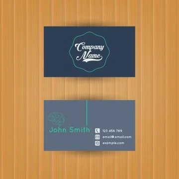 Business cards Design Vector Stock Illustration