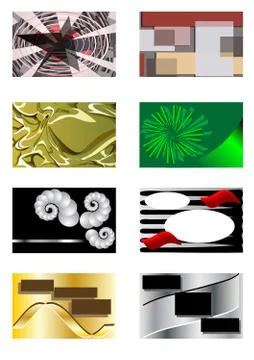 Business cards Stock Illustration