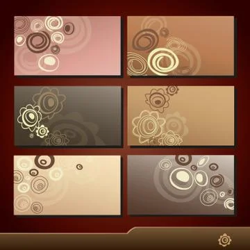 Business cards Stock Illustration