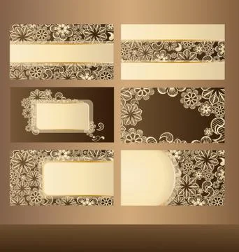 Business cards Stock Illustration