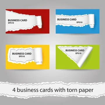 Business cards Stock Illustration