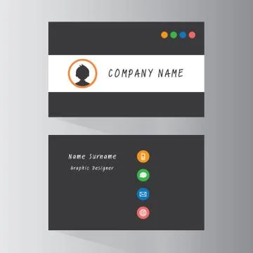 Business cards Stock Illustration
