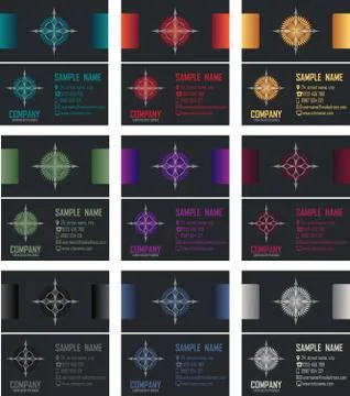 Business Cards pack イラスト素材