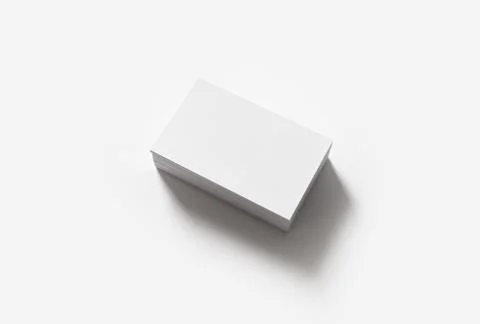 Business cards stack Stockfoto's