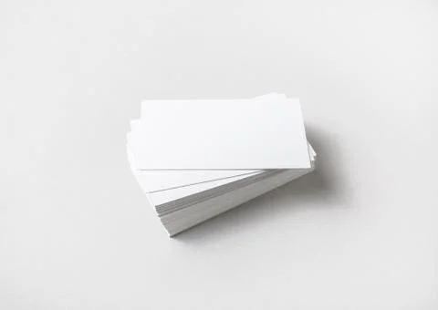 Business cards stack Stock Photos