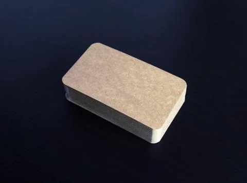 Business cards stack Stock Photos