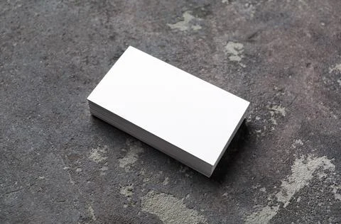 Business cards stack 库存照片