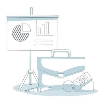 Business cartoon elements Stock Illustration