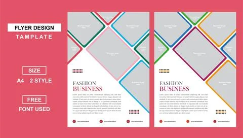 Business Case Study Template Design Stock Illustration