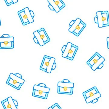 Business case vector seamless pattern color Stock-Illustration