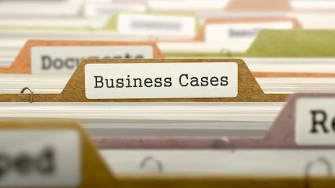 Business Cases - Folder Name in Directory Stock Illustration