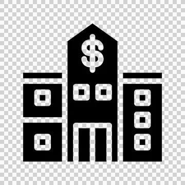 Business center solid icon. marketing building symbols icons graphic design Ilustración de archivo