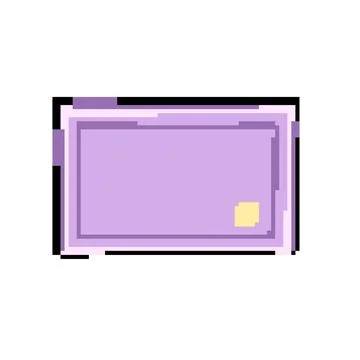 Business certificate pixel art vector illustration Stock Illustration