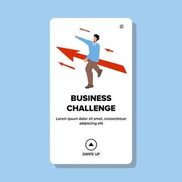 Business Challenge, Strategy And Process Vector Illustration Stock Illustration