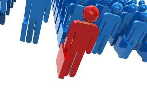 Business character on front Illustration