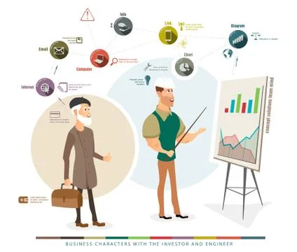 Business characters Stock Illustration