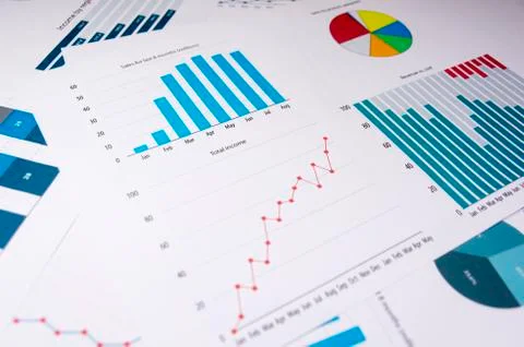 Business Chart - 045 Stock Photos